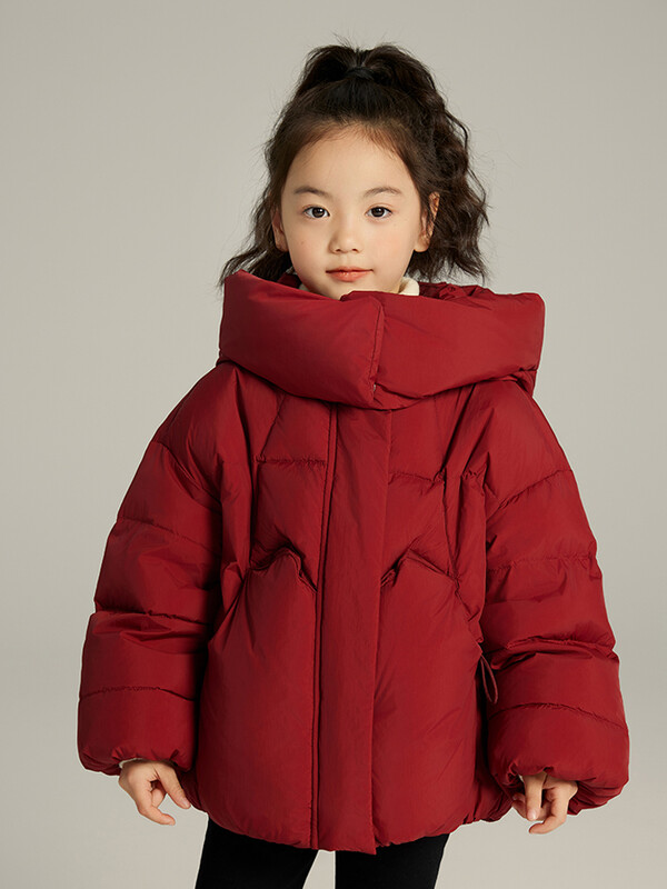 Îmbrăcăminte de iarnă Îmbrăcăminte exterioară pentru copii Fete Mantoane 2024 Nou stil Copii Scurt Moda Gros Copii Mari Puf Jachetă din bumbac CH438