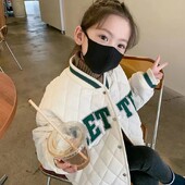 2024 Νέα άνοιξη φθινόπωρο Παιδικό μπουφάν για αγόρια κοστούμι μπέιζμπολ Bomber Tiny βαμβακερά Παιδικά εξωτερικά ρούχα Ρούχα για κορίτσια Παλτό Χιόνι