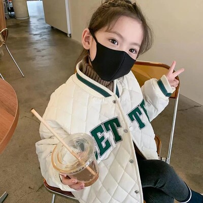 2024 Νέα άνοιξη φθινόπωρο Παιδικό μπουφάν για αγόρια κοστούμι μπέιζμπολ Bomber Tiny βαμβακερά Παιδικά εξωτερικά ρούχα Ρούχα για κορίτσια Παλτό Χιόνι