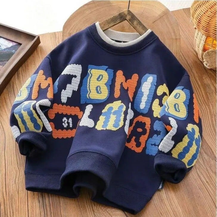 Berniukų megztiniai Rudens žiemos palaidinės vaikams Ilgomis rankovėmis Vaikiški megztiniai Mokykliniai paaugliams Viršutiniai drabužiai Kūdikių Apranga Drabužiai