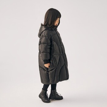 Girls Down Coat Jacket Cotton Windbreak Snowsuit 2023 Black Warm Thicken Velvet Winter Skiwear Plus Size Παιδικά ρούχα