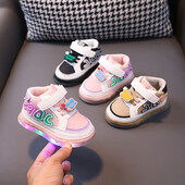 Vaikiški madingi sportiniai batai vaikiški laisvalaikio plokščiapadžiai sportbačiai neslystantys minkšti bėgimo bateliai Patogūs tendencijos sportbačiai avalynė