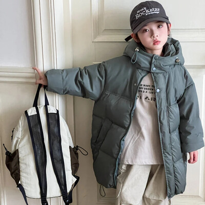 Παιδικό τζάκετ Σχολική στολή Χοντρό πουπουλένιο μπουφάν Χειμερινά ρούχα για κορίτσια Παλτό Χειμερινό μπουφάν για αγόρι Παιδικά κορυφαία πανωφόρια
