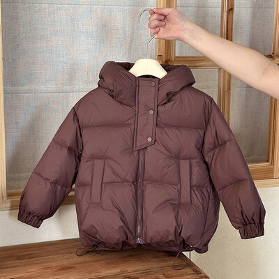 2024 Παιδικό πουπουλένιο μπουφάν για αγόρια Ρούχα με κουκούλα Παιδικά χειμωνιάτικα παλτό για κορίτσια Εξωτερικά ρούχα για μωρά φθινοπωρινά