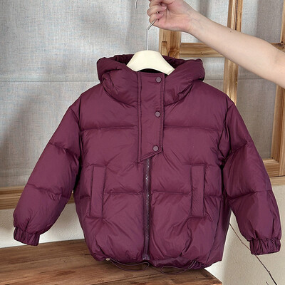 2024 Παιδικό πουπουλένιο μπουφάν για αγόρια Ρούχα με κουκούλα Παιδικά χειμωνιάτικα παλτό για κορίτσια Εξωτερικά ρούχα για μωρά φθινοπωρινά