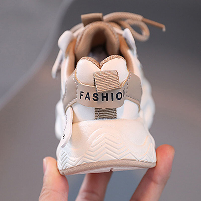 Lengvi sportbačiai vaikams, 2024 m., naujai išleisti lanką prilaikantys stambūs sportbačiai mergaitėms, mažiems berniukams, bėgimo bateliai H03012