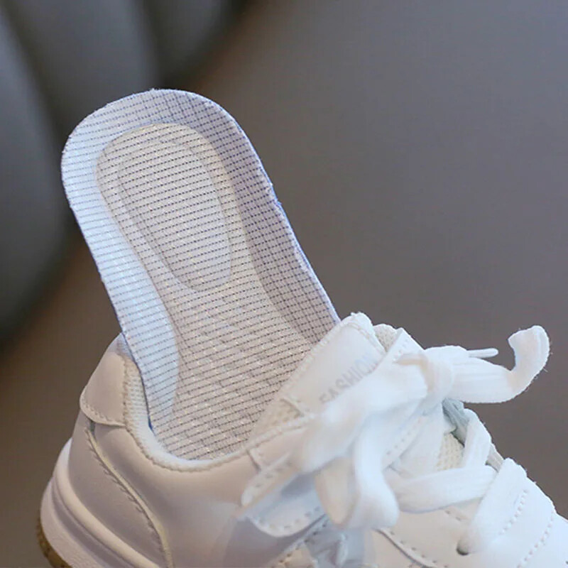 Ολόλευκα Παιδικά Flat Παπούτσια Αγόρια Brand Designer Κέντημα με κλαδί ελιάς Παιδικά παπούτσια για κορίτσια Αντιολισθητικά Παιδικά αθλητικά παπούτσια Παιδικά G07013