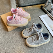 Παπούτσια Παιδικά Καλοκαίρι Νέα Αγόρια Κορίτσια Αθλητικά Διχτυωτά Παπούτσια Casual Board Παπούτσια Δερμάτινα μαλακά σόλα Παιδικά μικρά λευκά παπούτσια