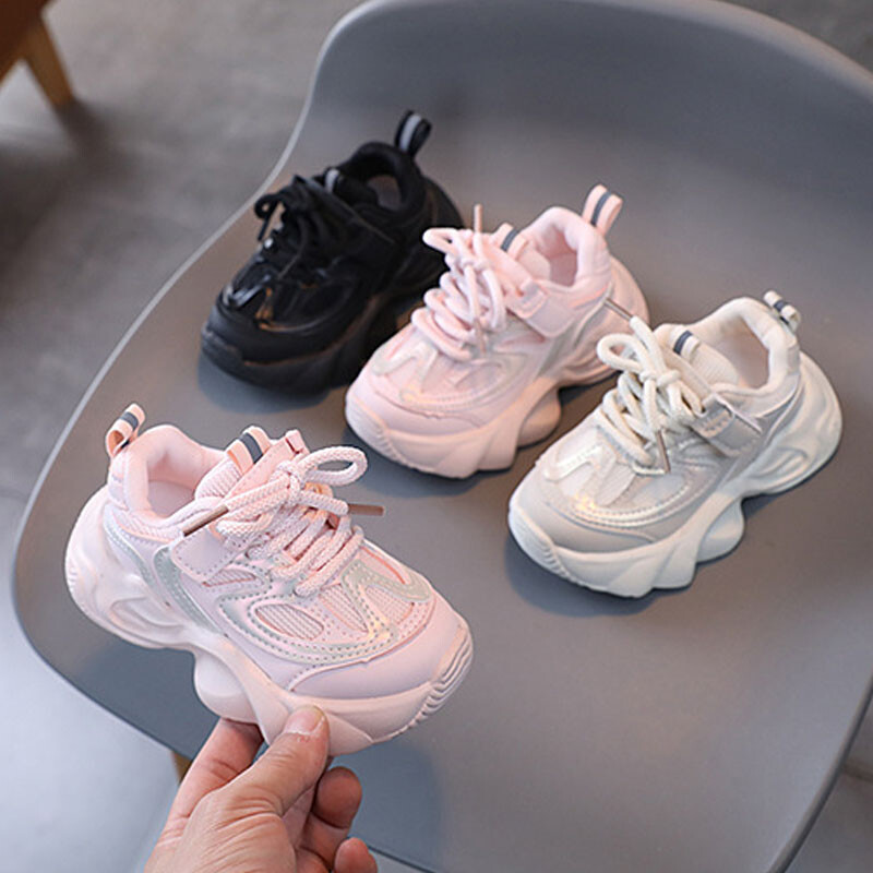 Παιδικά Άνοιξη Φθινόπωρο Νέα Αθλητικά Παπούτσια Παιδικά Διχτυωτό Διχτυωτό Αναπνεύσιμο Μόδα Βολικό τένις με κρίκο και βρόχο με χοντρή σόλα casual παπούτσια