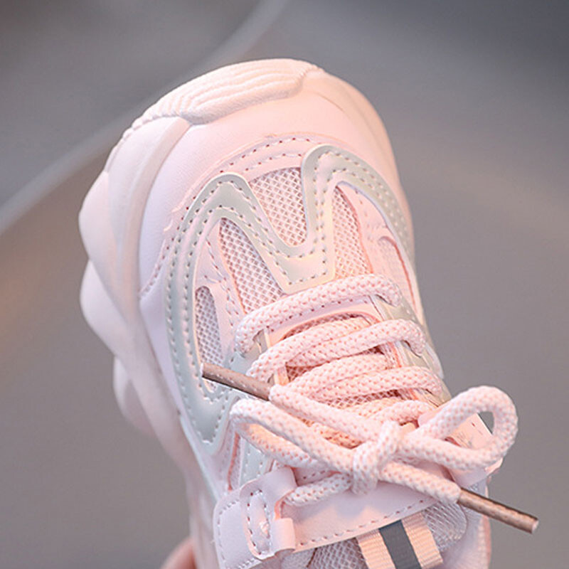 Παιδικά Άνοιξη Φθινόπωρο Νέα Αθλητικά Παπούτσια Παιδικά Διχτυωτό Διχτυωτό Αναπνεύσιμο Μόδα Βολικό τένις με κρίκο και βρόχο με χοντρή σόλα casual παπούτσια