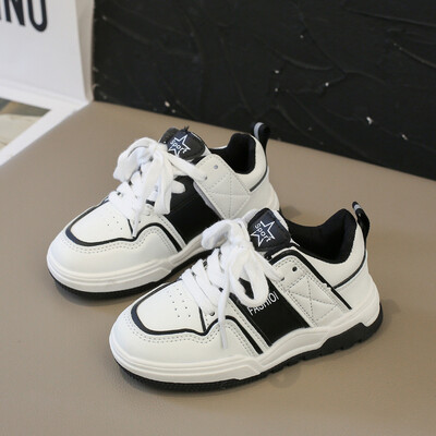 22-37-es méret Divat Gyerekcipők Fiú Cipők Sport Csúszásmentes Gyerekek Tipegő Alkalmi cipők Légáteresztő tornacipők Tenisz Gyerekcipők