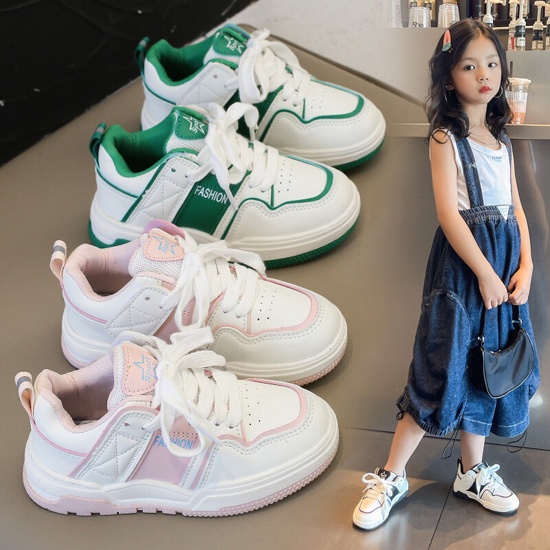 22-37-es méret Divat Gyerekcipők Fiú Cipők Sport Csúszásmentes Gyerekek Tipegő Alkalmi cipők Légáteresztő tornacipők Tenisz Gyerekcipők