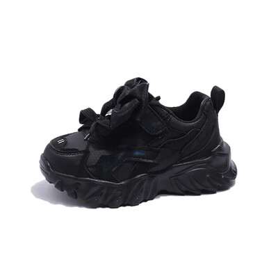 Παιδικά αθλητικά παπούτσια Ροζ αθλητικά παπούτσια για κορίτσια Παιδικά κορδόνια παπιγιόν 2023 Φθινόπωρο Παιδική Μόδα Heig Αύξηση Casual Trainers 27-37