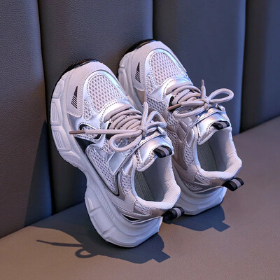 2024. g. Jaunas meiteņu kedas Lielas, daudzpusīgas bērnu basketbola apavi Skolas kausālie bērniem Modes sporta apavi Neslīdoši, elpojoši