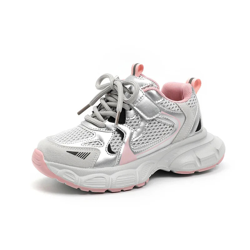 2024. g. Jaunas meiteņu kedas Lielas, daudzpusīgas bērnu basketbola apavi Skolas kausālie bērniem Modes sporta apavi Neslīdoši, elpojoši