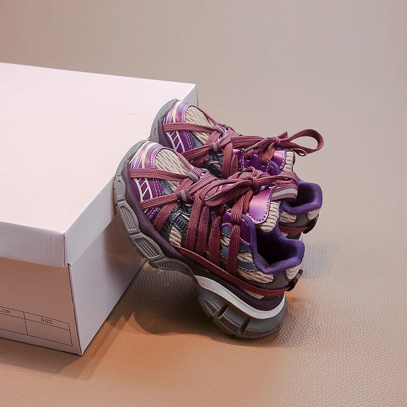 Gyerek tornacipők Chunky 2024 új lányok kosárlabda cipők divatos sokoldalú gyerekek kausal fiú sportcipők iskolába, légáteresztő