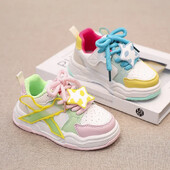 Detské tenisové topánky, všestranné pre dievčatá, tenisky, módne, ležérne, 2024, nové školské bežecké topánky s roztomilými hviezdičkami, protišmykové