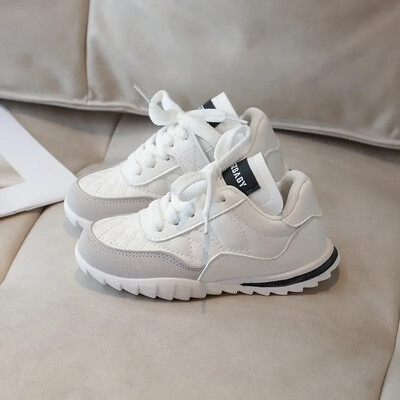 Νέα φθινοπωρινά παιδικά παπούτσια για κορίτσια Casual παιδικά παπούτσια Παπούτσια αναψυχής καρό για κορίτσια Παπούτσια τένις Αθλητικά φλατ Παπούτσια πλατφόρμα H07277