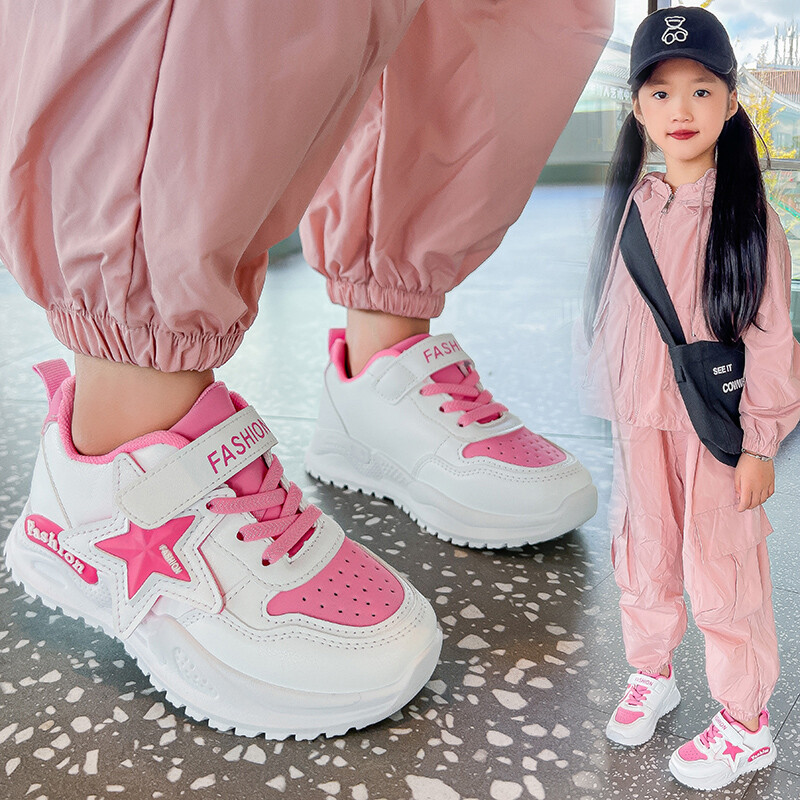 Vaikiški batai Studentams laisvalaikio kvėpuojantis minkštas padas Vaikiški sportiniai bateliai mergaičių jaunimo bėgimo mada vaikams sportiniai bateliai kalėdinė dovana