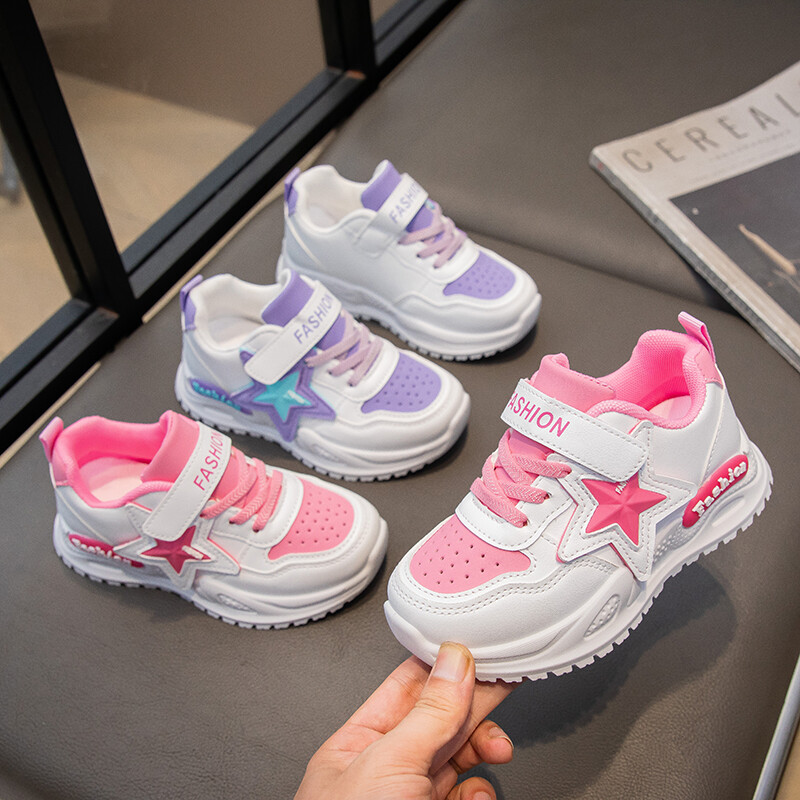 Vaikiški batai Studentams laisvalaikio kvėpuojantis minkštas padas Vaikiški sportiniai bateliai mergaičių jaunimo bėgimo mada vaikams sportiniai bateliai kalėdinė dovana