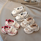 Nova prozračna dječja sportska obuća za sve sezone Cipele za male studente Ravne cipele s tenisicama za dječake Debele tenisice za djevojčice H06114