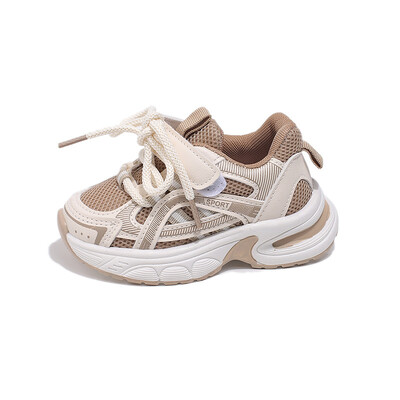 Nova prozračna dječja sportska obuća za sve sezone Cipele za male studente Ravne cipele s tenisicama za dječake Debele tenisice za djevojčice H06114