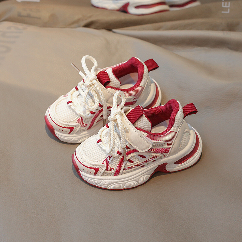 Nova prozračna dječja sportska obuća za sve sezone Cipele za male studente Ravne cipele s tenisicama za dječake Debele tenisice za djevojčice H06114