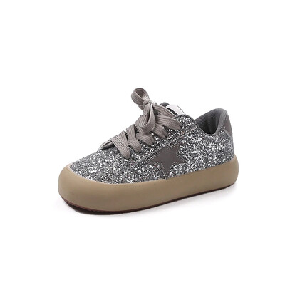Pantofi copii pentru fete pantofi moi paiete diamant stele pantofi sport pentru alergare copii plat ocazional bebeluș copil mic pantofi în aer liber