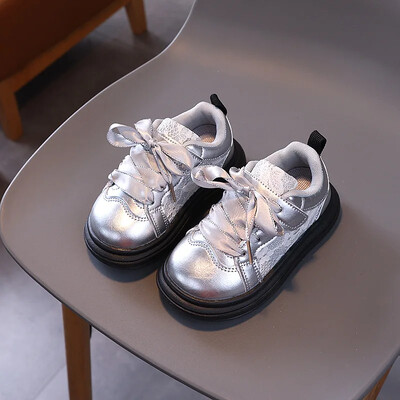 Versiunea coreeană de toamnă 2024 a pantofilor de bord Lady Princess pentru fete sport cu talpă moale pantofi mari pentru copii și studenți