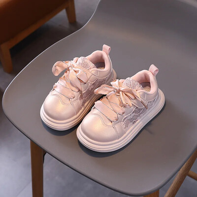 Versiunea coreeană de toamnă 2024 a pantofilor de bord Lady Princess pentru fete sport cu talpă moale pantofi mari pentru copii și studenți