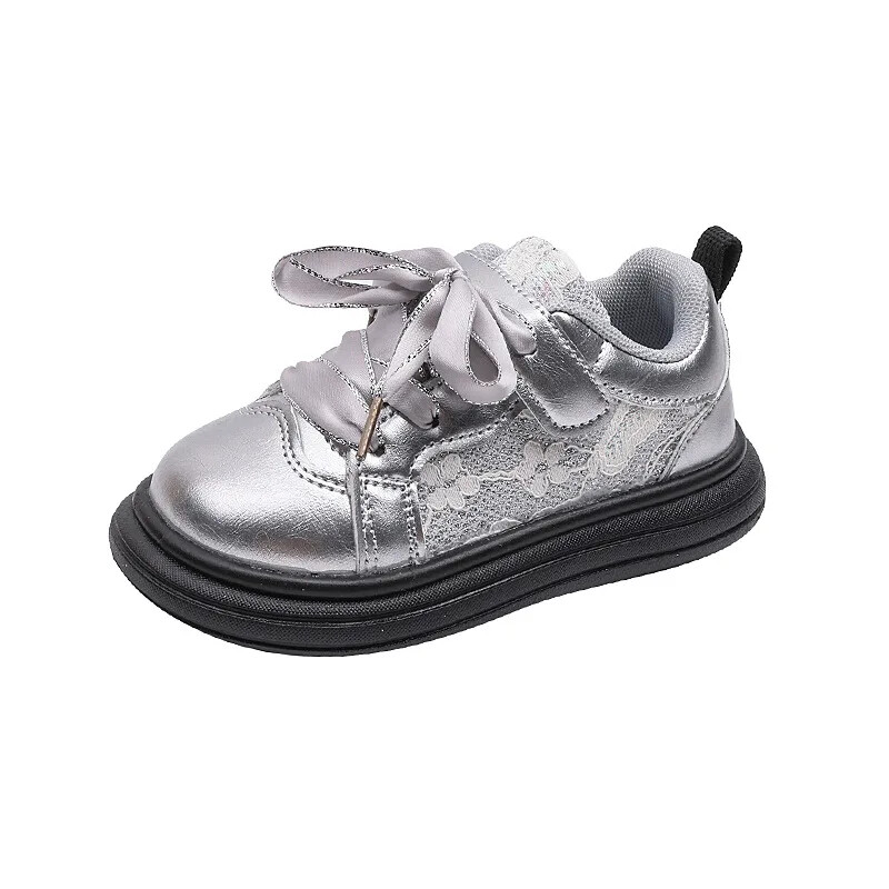 Versiunea coreeană de toamnă 2024 a pantofilor de bord Lady Princess pentru fete sport cu talpă moale pantofi mari pentru copii și studenți