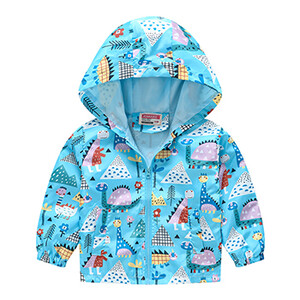 Jachetă ocazională cu mânecă lungă pentru fete, drăguț cu desene animate, jachetă pentru copii, cu glugă, impermeabilă, haine pentru copii, haine pentru fetițe