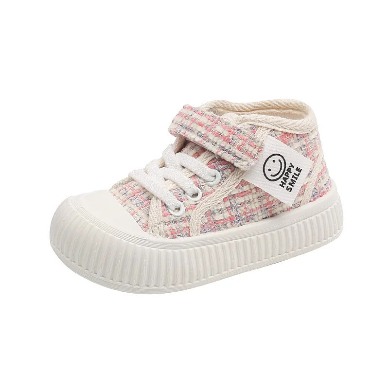 2023. őszi, magas szárú gyermek vászoncipők golyós cipők óvodás fiúk lányok baba alkalmi szandálok gyerekeknek