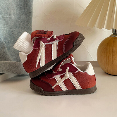 Αθλητικά πάνινα παπούτσια μόδας με Leopard Παιδική μόδα Casual Παιδική Πλατφόρμα Αθλητικά παπούτσια με ρίγες Χαμηλά άνετα βουλκανιζέ πάνινα παπούτσια