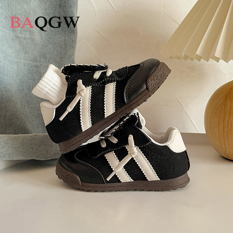 Αθλητικά πάνινα παπούτσια μόδας με Leopard Παιδική μόδα Casual Παιδική Πλατφόρμα Αθλητικά παπούτσια με ρίγες Χαμηλά άνετα βουλκανιζέ πάνινα παπούτσια