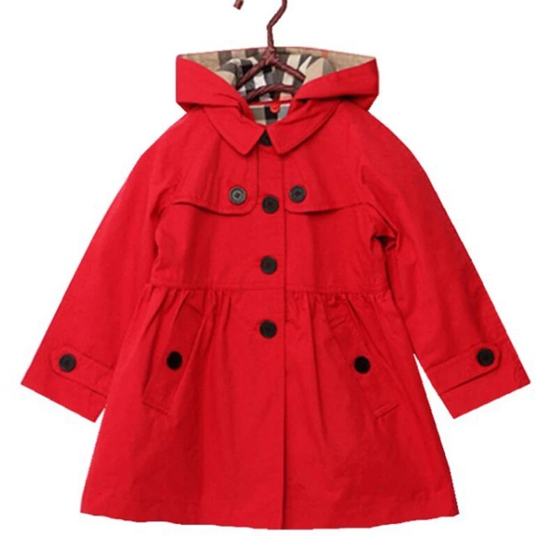 3-10 G Bērnu meiteņu pavasara rudens vējjaka ar kapuci bērniem, bērnu jaka, mēteļi, apģērbi, pusaudžu meiteņu kombinezoni, virsdrēbes, apģērbi