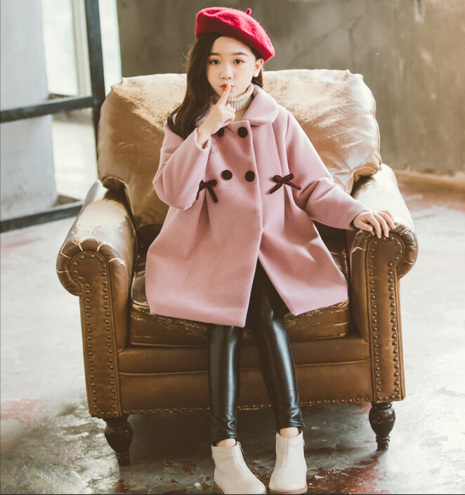 Cate Παιδικό μπουφάν για κορίτσια Χειμερινό μαλλί Ζεστό παλτό μόδας κορίτσια ρούχα Παιδικά πανωφόρια φθινοπωρινά κορίτσια παλτό