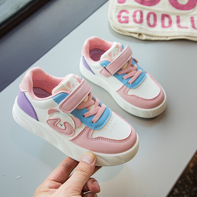 Δερμάτινα φθινοπωρινά παπούτσια για κορίτσια μόδα Casual μωβ Παιδικά αθλητικά παπούτσια κορίτσι Άνετα αντιολισθητικά παπούτσια skateboard Παιδικά κορίτσια