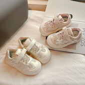 Κομψά παιδικά πάνινα παπούτσια για κορίτσια Γλυκά νέα σχολικά παπούτσια από καμβά Άνοιξη Φθινόπωρο Μόδα Παιδικά Παπούτσια Αιτιατό τένις Ευέλικτα αντιολισθητικά