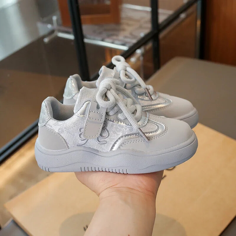 2024 copii pantofi stil coreean pentru fete toamna noua moda fund moale anti-alunecos casual versatil pantofi usori la moda