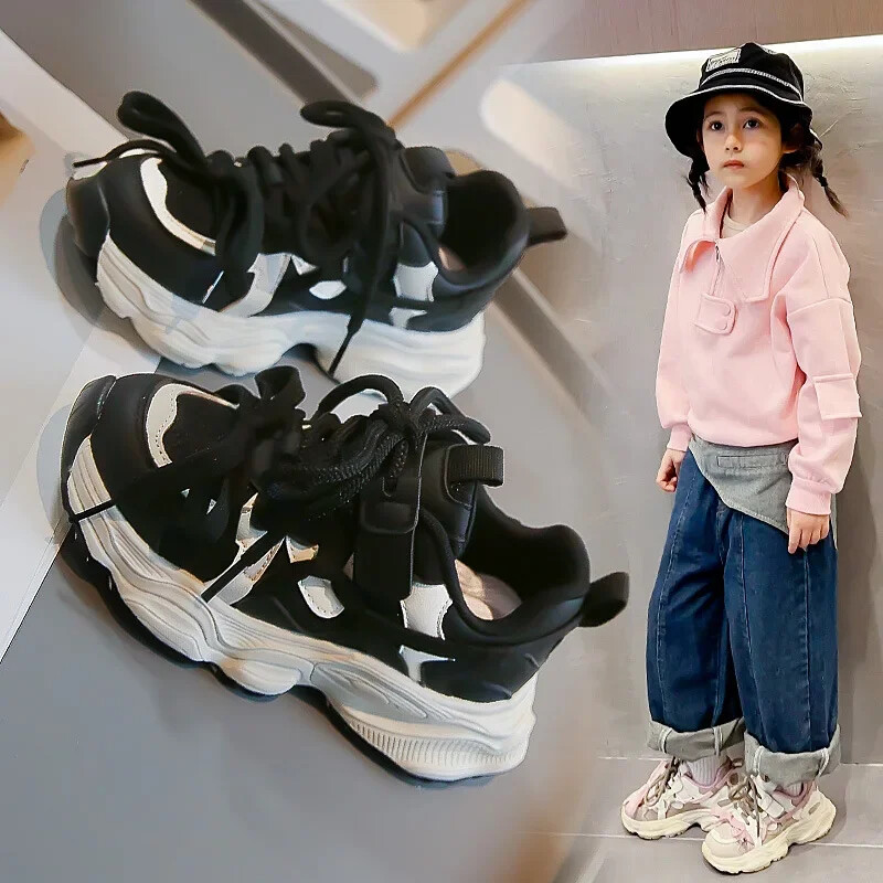 Παιδικά αθλητικά παπούτσια Ευέλικτα για μαθητικά παπούτσια τρεξίματος Διχτυωτό αναπνεύσιμο 2024 Ολοκαίνουργια μόδα Παιδικά αθλητικά παπούτσια Χοντρή μαλακή σόλα