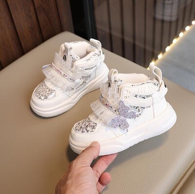 Νέα χειμωνιάτικα παιδικά παπούτσια σανίδας Άνετα παπούτσια για τρέξιμο Παιδικά καθημερινά παπούτσια για αγόρια κορίτσια Αθλητικά παπούτσια μόδας μπότες χιονιού για Princess