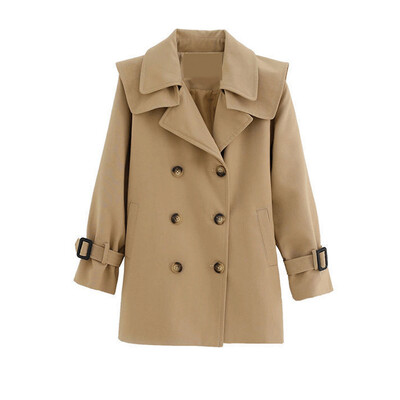 3-14 Y Teen Girls Long Trench Coats 2024 New Fashion England Style Windbreaker Jacket για κορίτσια Ανοιξιάτικα φθινοπωρινά παιδικά ρούχα