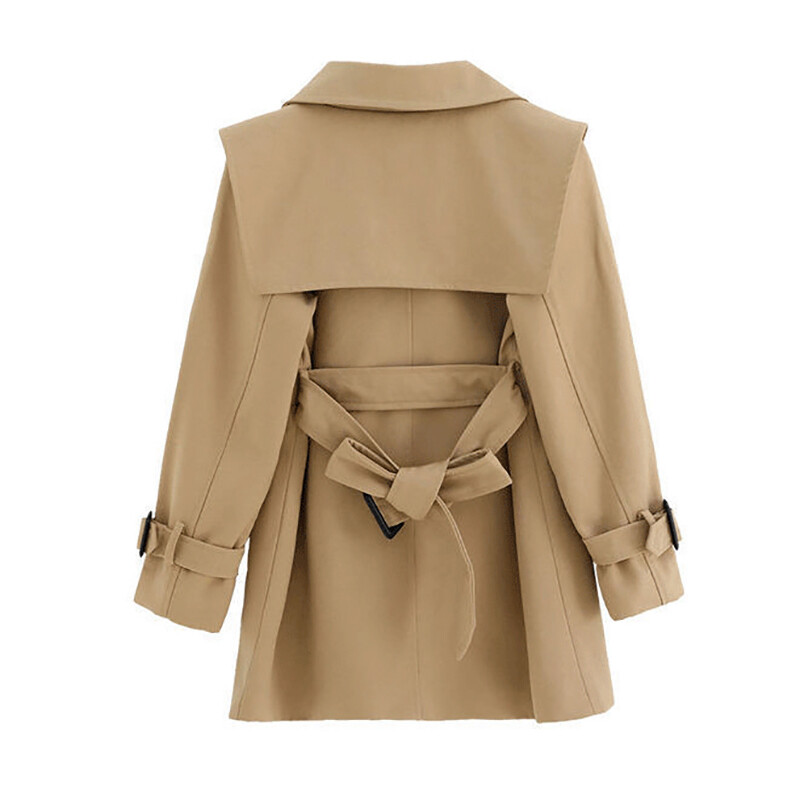 3-14 Y Teen Girls Long Trench Coats 2024 New Fashion England Style Windbreaker Jacket για κορίτσια Ανοιξιάτικα φθινοπωρινά παιδικά ρούχα