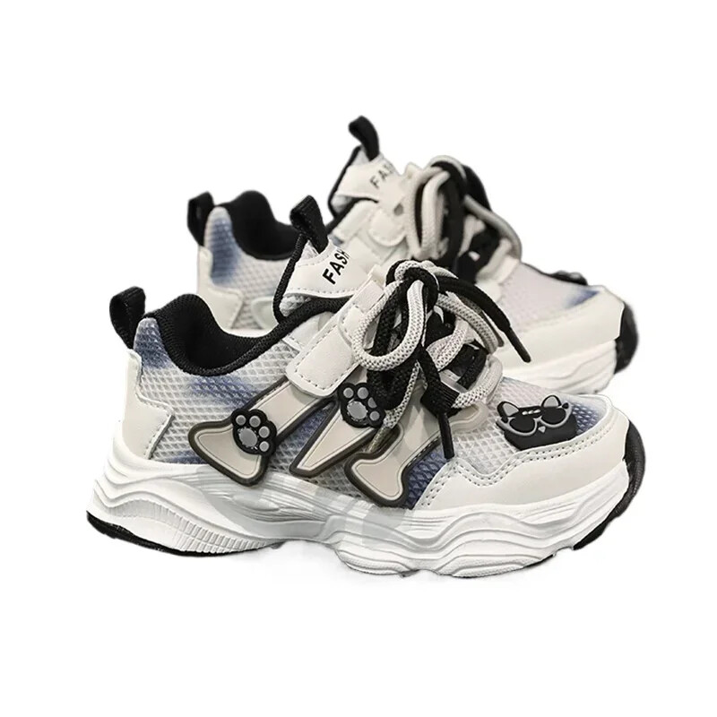 Madingi ir universalūs laisvalaikio batai mergaitėms 2024 m. Nauji vaikiški kvėpuojantys sportiniai bateliai berniukams minkštu padu