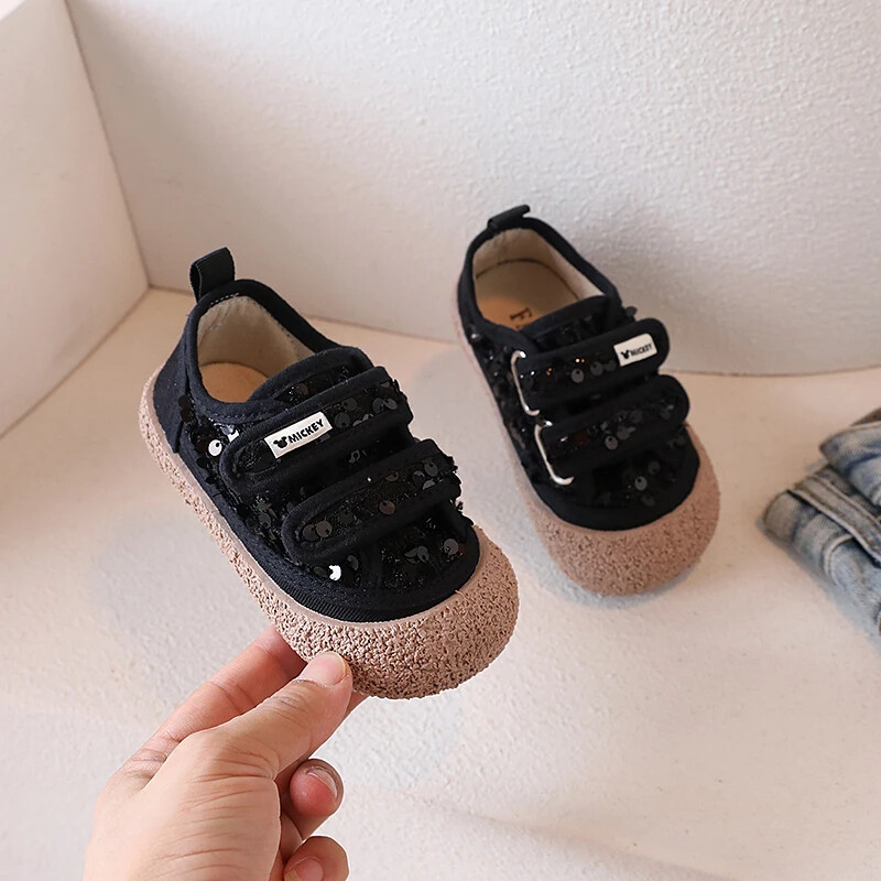 Zapatillas meiteņu apavi Pavasaris Jauni ziedu audekla apavi Mode Ikdienas apavi Zīdaiņu, mazuļu pastaigu apavi Bērnu sporta apavi Bērnu apavi