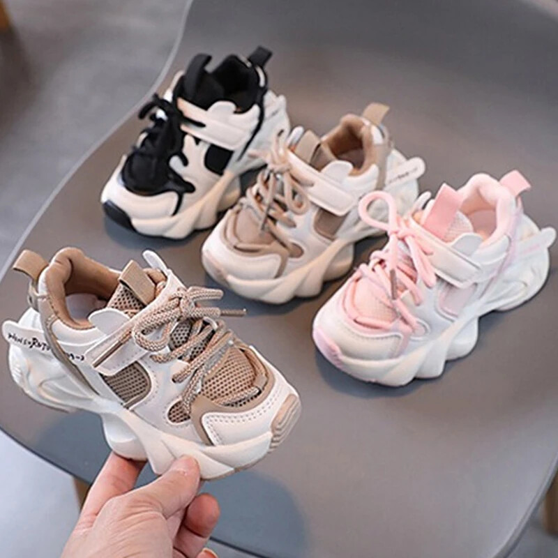 Άνοιξη Νέα Παιδικά Παπούτσια για νήπια Μόδα Κλασικά Παιδικά Αθλητικά Παπούτσια Διχτυωτό για κορίτσια που αναπνέουν Βρεφικά αγόρια Παπούτσια για τρέξιμο για μωρά