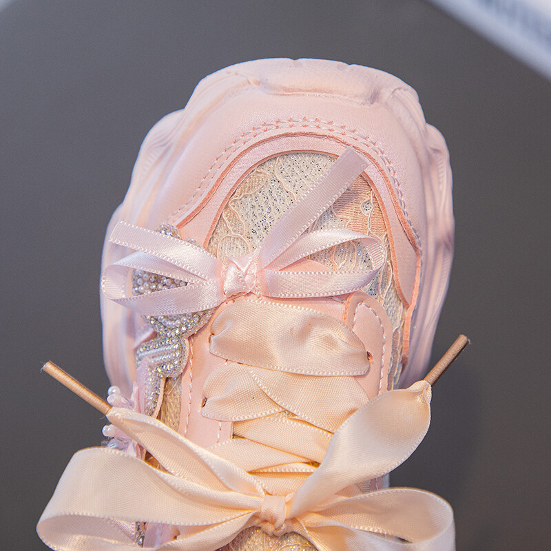 2024 sieviešu skriešanas apavi ar mīkstu zoli, bantīšu dizaineru tenisa apavi, stilīgi meiteņu sporta apavi, izmēri 26-37