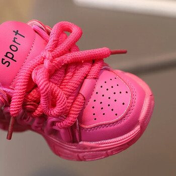 2024 Baby Chunky Shoes Αθλητικά παπούτσια για μικρά παιδιά Μόδα για αγόρια μονόχρωμα πάνινα παπούτσια 1-6 ετών Παιδικά casual αναπνεύσιμα παπούτσια τρεξίματος