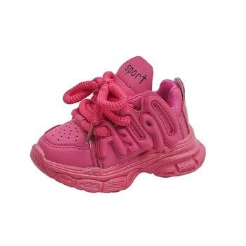 2024 Baby Chunky Shoes Αθλητικά παπούτσια για μικρά παιδιά Μόδα για αγόρια μονόχρωμα πάνινα παπούτσια 1-6 ετών Παιδικά casual αναπνεύσιμα παπούτσια τρεξίματος